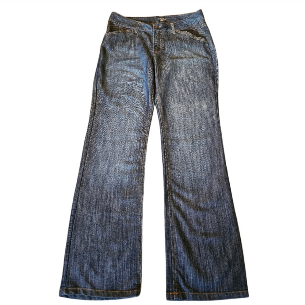 Lee Riders By Lee Dark Wash Wide Leg Jeans Size 13/14 L
